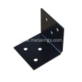 Powder Coated Metal Wood Post 90 Degree Bracket